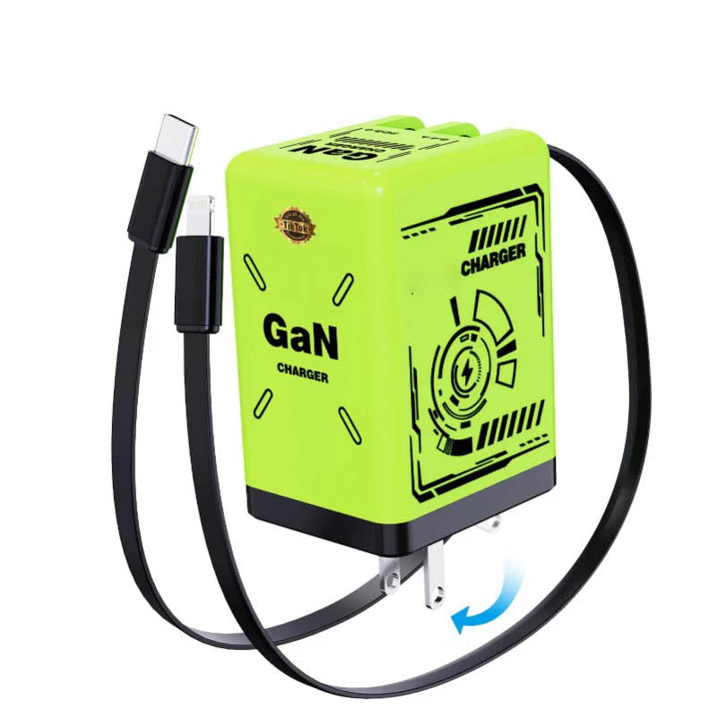 2026NEW🎉GaNPro 120W Retractable Fast Charger Cube