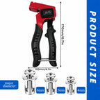 🔥🔥49% OFF-Heavy-Duty Carbon Steel Button Rivet Locking Nuts Set - Durable, Rustproof, Bolt-Compatible Industrial & Furniture Hardware for Panel Fixing, Sheet Metal Repair (M4, M5, M6 Sizes)