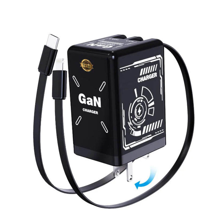 2026NEW🎉GaNPro 120W Retractable Fast Charger Cube