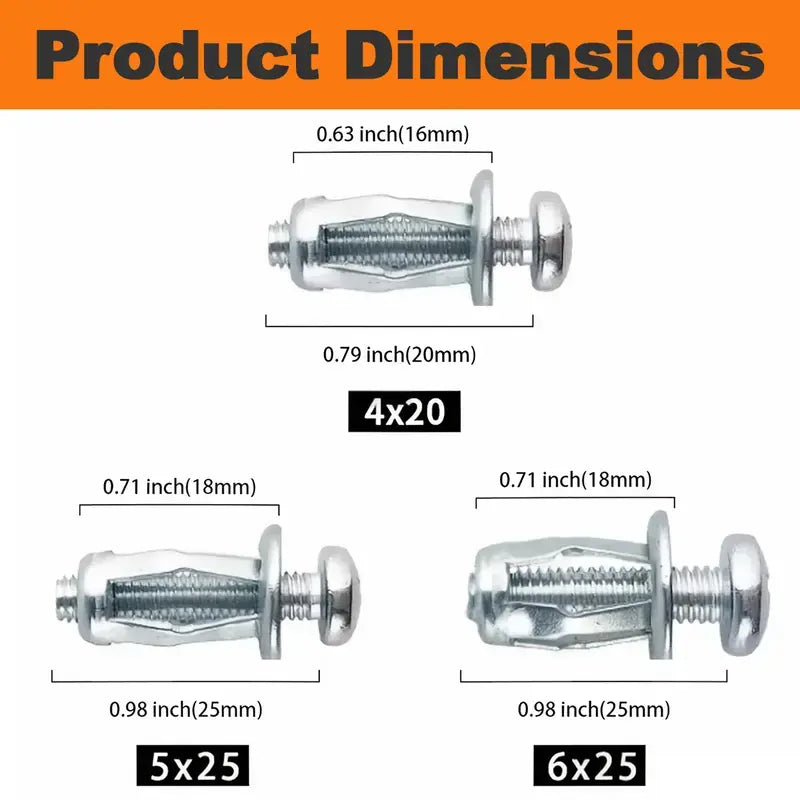 🔥🔥49% OFF-Heavy-Duty Carbon Steel Button Rivet Locking Nuts Set - Durable, Rustproof, Bolt-Compatible Industrial & Furniture Hardware for Panel Fixing, Sheet Metal Repair (M4, M5, M6 Sizes)