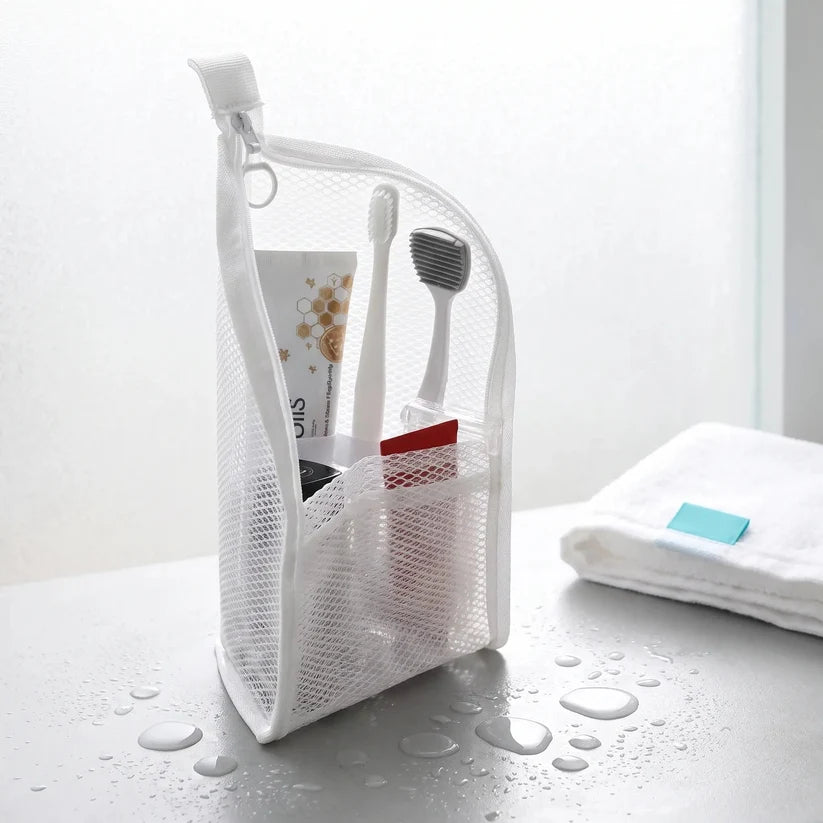 🔥LAST DAY SALE ONLY!! ✨BUY 1 GET 1 FREE!!!🔥Mesh Zipper Toiletry Storage Pouch - Multi-Pocket Travel Cosmetic Organizer Bag