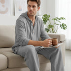 Men's Hooded Casual Loose Top & Pants 2-Piece Set