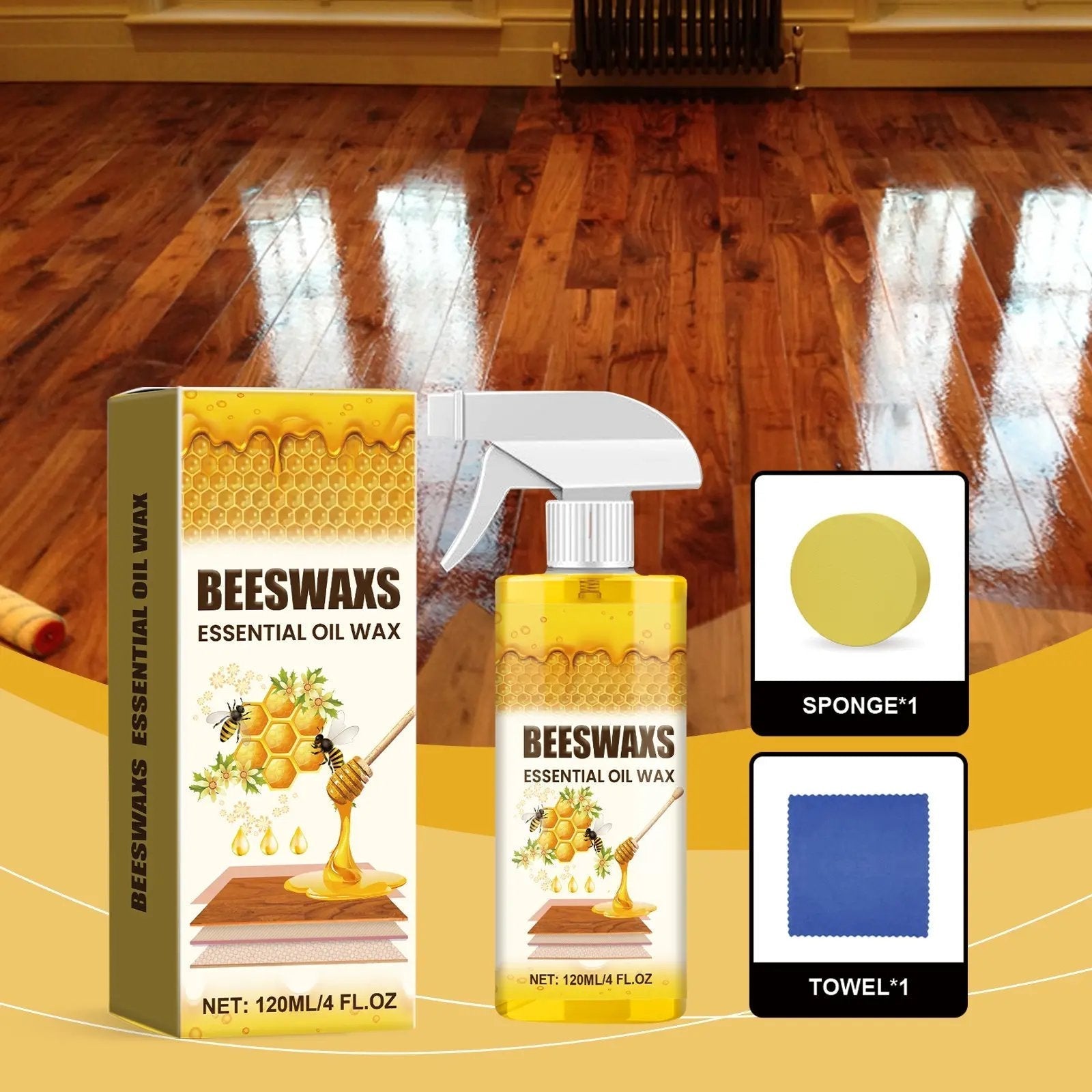 🏠2026 NEW - Beeswax Wood Care Spray – Bring Dull Wood Back to Life