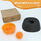 2026NEW🔥Vet-Recommended Slow Feeder Bowl for Dogs & Cats - Interactive Anti-Gulping Pet Dish for Healthy Tummies