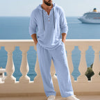 Men's Hooded Casual Loose Top & Pants 2-Piece Set