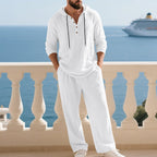 Men's Hooded Casual Loose Top & Pants 2-Piece Set