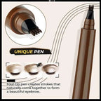 ✨✏️ Waterproof 4-Tip Beard & Eyebrow Pen – Smudge-Proof, Natural Look & Long-Lasting 🌟