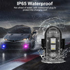 RGB LED Strobe Light Kit - Wireless Remote Multi-Mode Flashing For Night Riding Visibility & Safety Upgrade