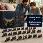 🎄LAST DAY 49% OFF -💥2026 Motorcycle Legends 2D Advent Calendar – 24 Days, 24 Mini Motorcycles, 24 Legendary Rides
