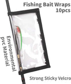 🎣Durable Clear PVC Lure Covers 10 Packs 5L+5M