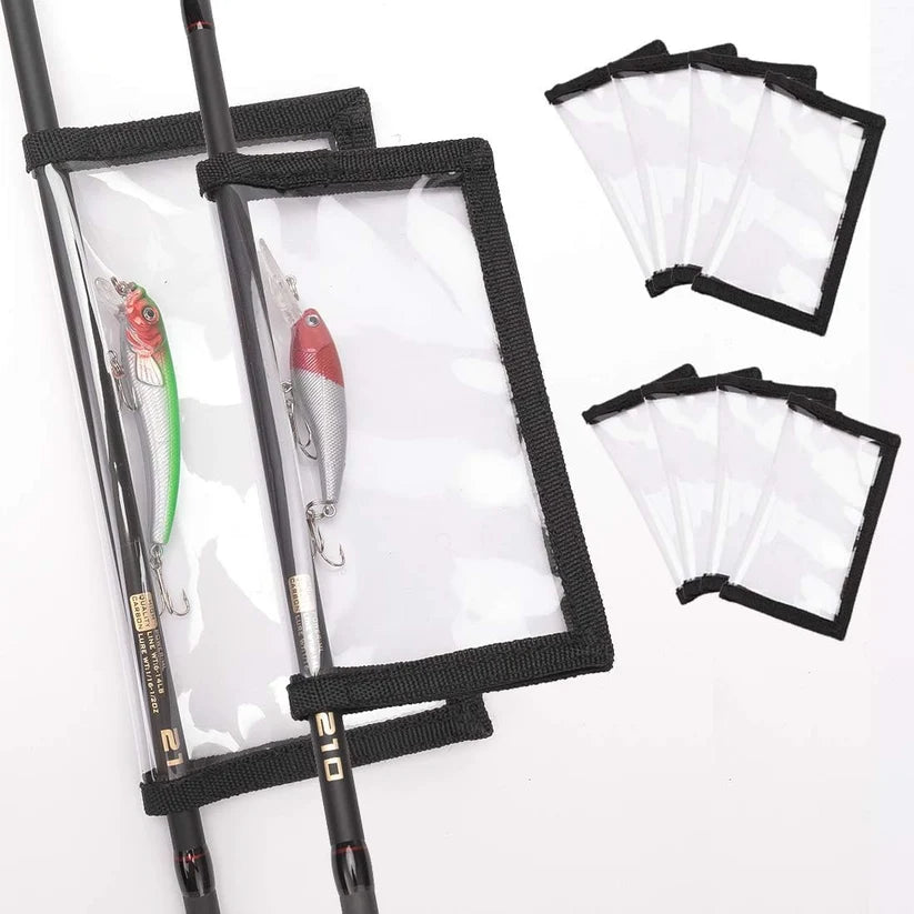 🎣Durable Clear PVC Lure Covers 10 Packs 5L+5M