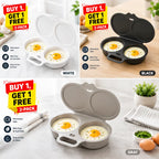 Limited-Time Offer: Buy One, Get One Free🎁-🍳 Microwave Egg Poacher for Quick and Easy Breakfasts
