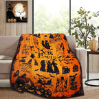 Movie Witch Blanket Halloween Throw Blankets for Women Witch Flannel Fleece Blankets for Couch Sofa Bed Bedroom Chair Decor Halloween Decorations Blanket Young Adults Men Women Boy Girl Gift