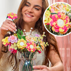 Garden Flower Bouquet Making Kit | Floral Crafts for Adults & Teens, DIY Relaxing Home Décor Set