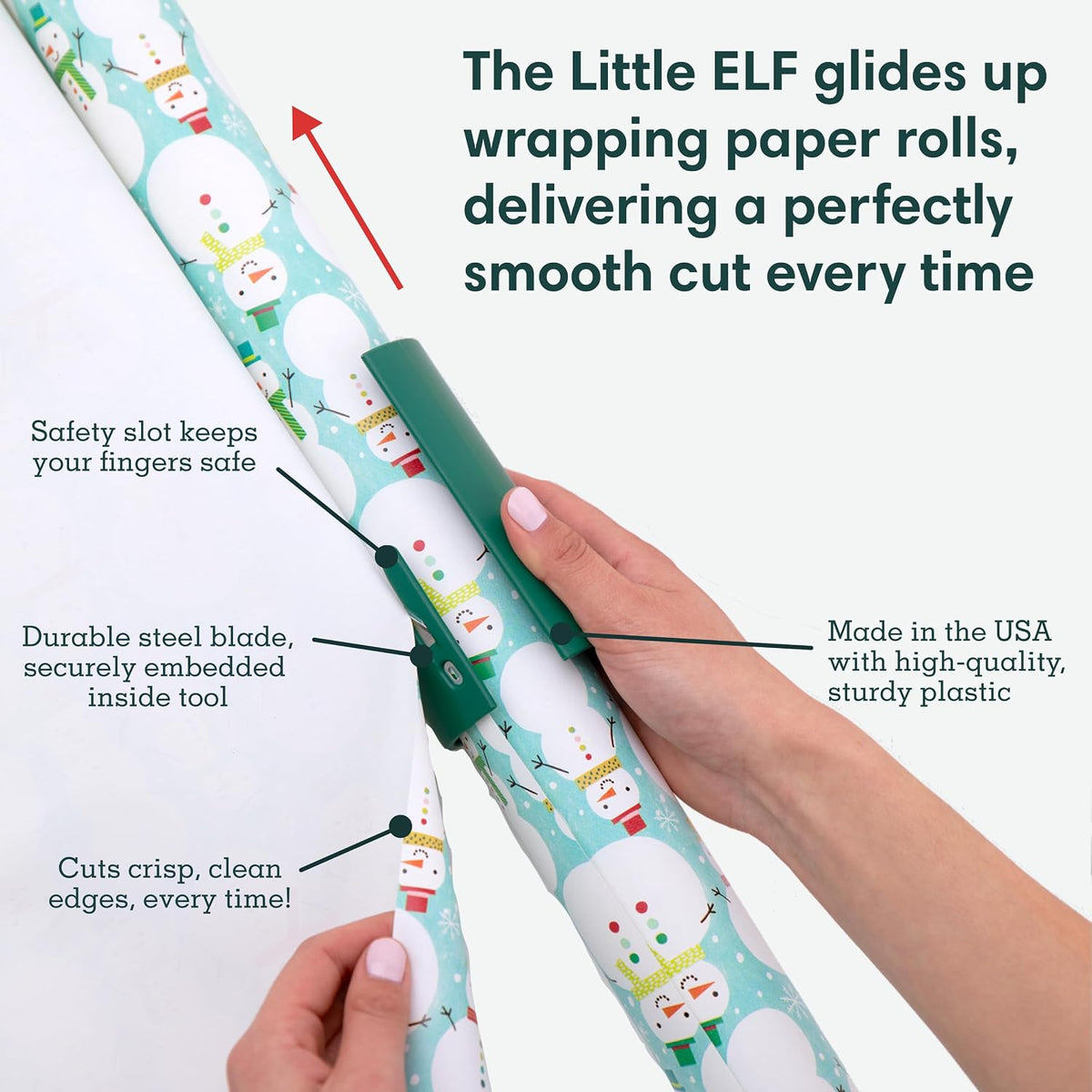 BUY 1 GET 1 FREE🎉Gift Wrap Roll Cutter (2-Pack) |  Holiday Wrapping Paper Cutter