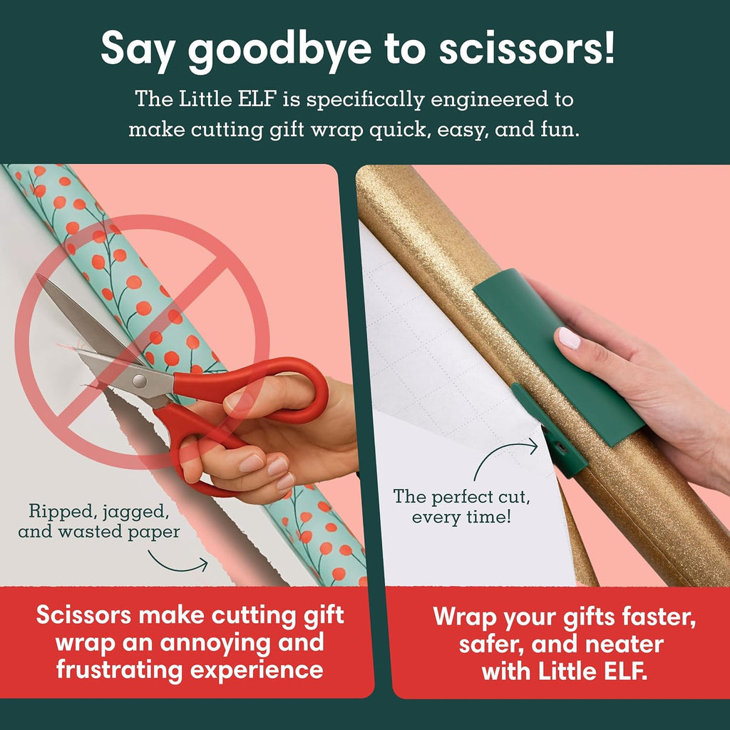 BUY 1 GET 1 FREE🎉Gift Wrap Roll Cutter (2-Pack) |  Holiday Wrapping Paper Cutter