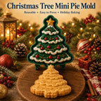 🎄Christmas Pie Mold Collection – 9 Reusable Embossed Holiday Designs