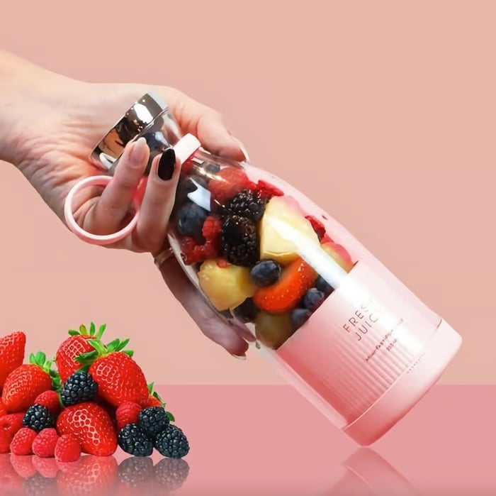 💥Portable Blender & Juicer Cup | USB Rechargeable Smoothie Maker for Fresh Juice Anytime, Anywhere
