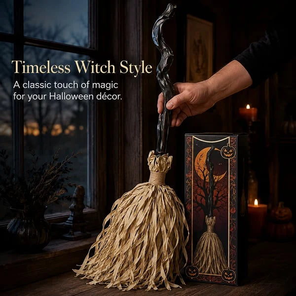 🎃Halloween Sale🎃Animated Witch Broom – Lights, Music & Motion – The Life of the Party