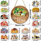 🔥 LIMITED-TIME 50% OFF — 16 Pcs Interchangeable Welcome Sign for Front Door