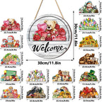 🔥 LIMITED-TIME 50% OFF — 16 Pcs Interchangeable Welcome Sign for Front Door