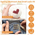 🧵 Fast Fabric Repair – Mini Darning Loom Kit
