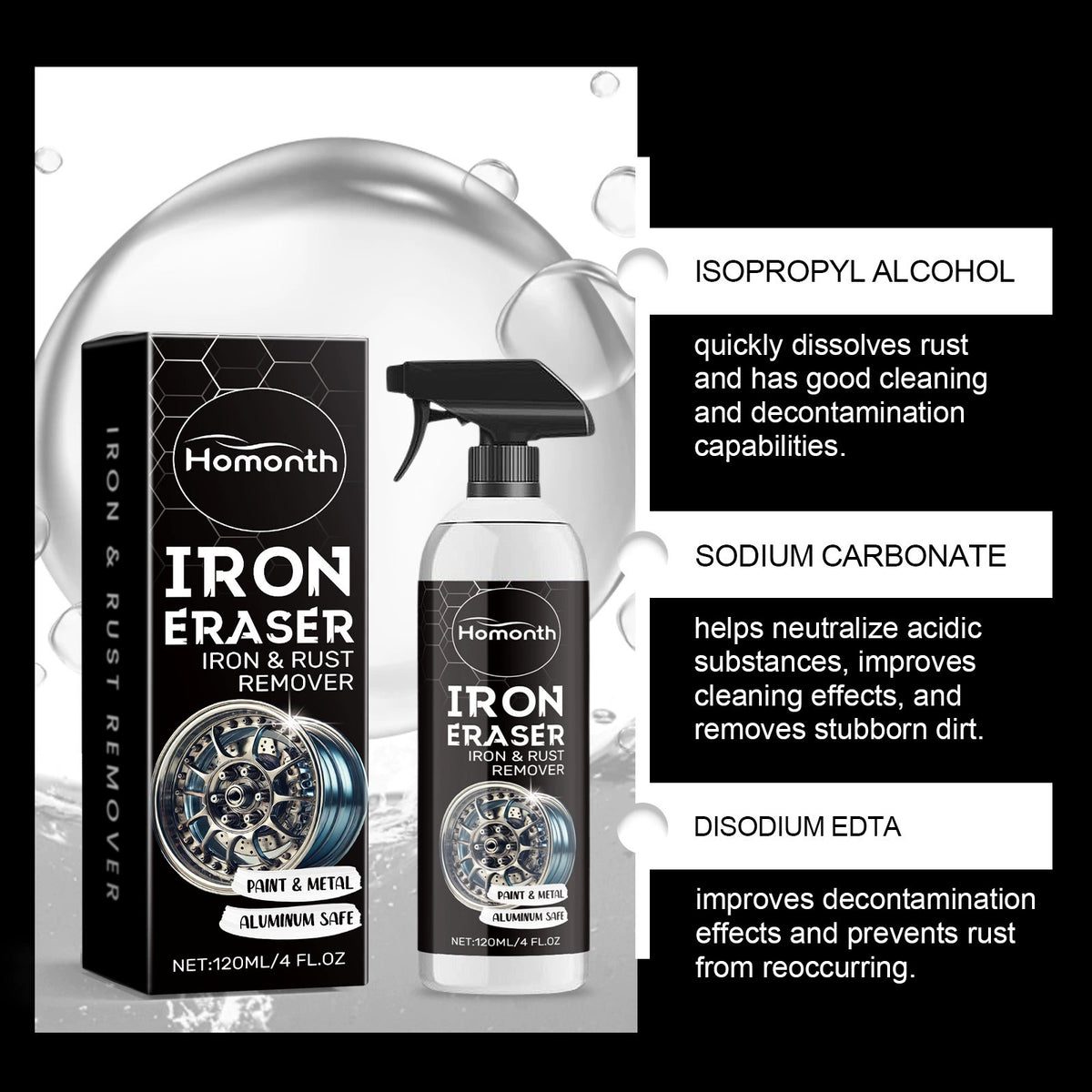 BUY 1 GET 1 FREE🔥Homonth Iron Eraser | Iron & Rust Remover Spray