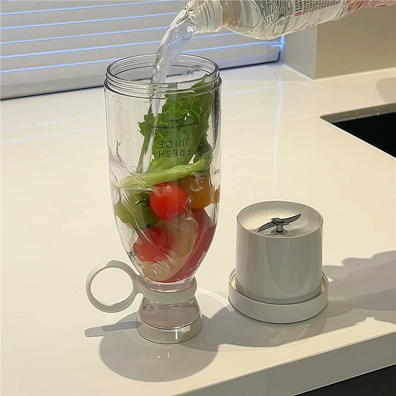 💥Portable Blender & Juicer Cup | USB Rechargeable Smoothie Maker for Fresh Juice Anytime, Anywhere