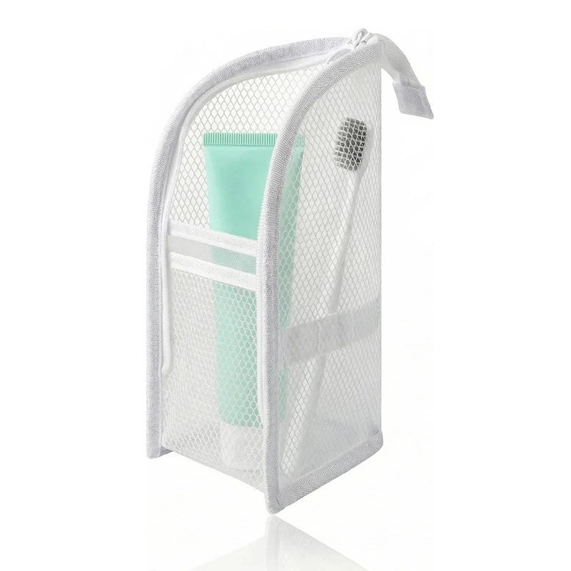🔥LAST DAY SALE ONLY!! ✨BUY 1 GET 1 FREE!!!🔥Mesh Zipper Toiletry Storage Pouch - Multi-Pocket Travel Cosmetic Organizer Bag