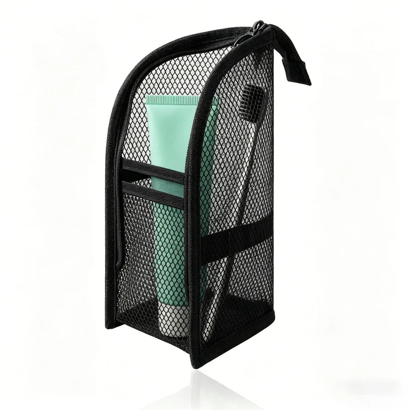 🔥LAST DAY SALE ONLY!! ✨BUY 1 GET 1 FREE!!!🔥Mesh Zipper Toiletry Storage Pouch - Multi-Pocket Travel Cosmetic Organizer Bag