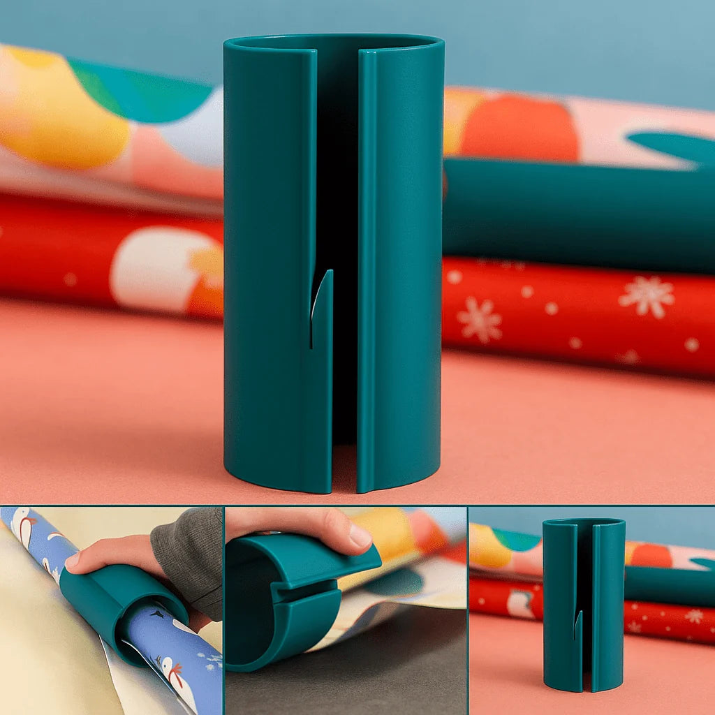 BUY 1 GET 1 FREE🎉Gift Wrap Roll Cutter (2-Pack) |  Holiday Wrapping Paper Cutter