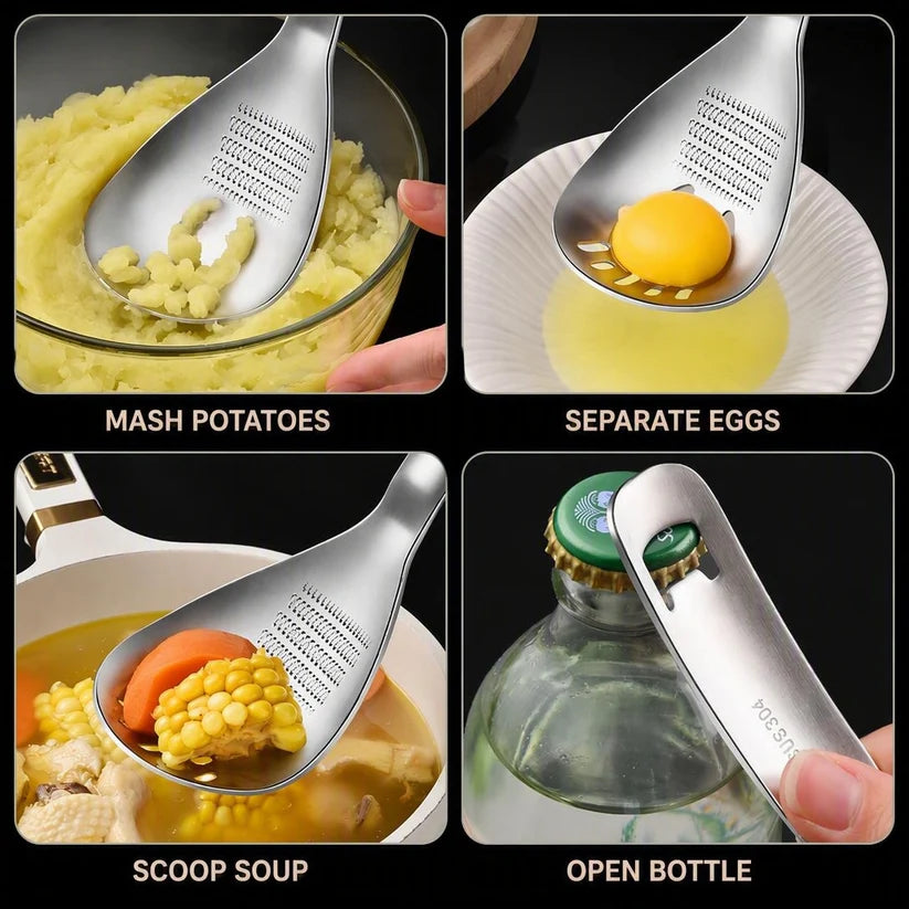 🔥Last Day 40% OFF - ⚡Stainless Steel Multifunctional Kitchen Spoon