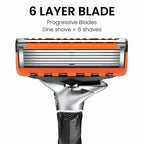 24-Piece Men's Razor Blade Set with Free Handle
