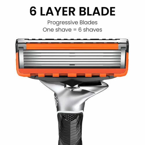 24-Piece Men's Razor Blade Set with Free Handle