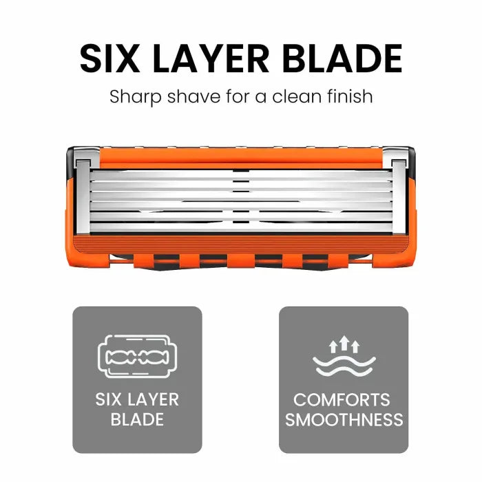 24-Piece Men's Razor Blade Set with Free Handle